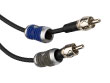 Kicker Q-Series 2-ch RCA Interconnect, 0.5m, 18 inch, RoHS Compliant (46QI205)