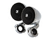 Kicker 47PSM34 3-Inch Weather-Proof Enclosed Mini System, Chrome,4-Ohm (Open Box)
