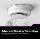 Kidde Hardwired Smart Smoke Detector, Kidde App Enabled with AA Backup Battery