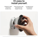Google Nest Learning Thermostat (4th Gen) with Nest Temperature Sensor (2nd Gen) - Energy Saving Smart Thermostat Polished Silver