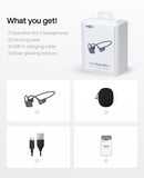 Shokz OpenRun Pro 2 Bone Conduction Open-Ear Bluetooth Headphones - Black