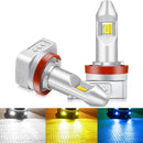 H11 Led Bulb H8 Led Fog Light Bulb Yellow Blue White H16 30W 50000 Hours Lifespan,Super Penetration, Plug and Play, Halogen Replacement Drl Bulbs,Best Fog Lights,2 Pack