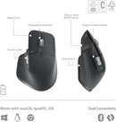 MX Keys S Bluetooth Combo - MX Keys S Keyboard, MX Master 3S Mouse, MX Palm Rest - Black English