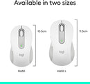 Logitech Signature M650 Wireless Mouse – Off-White