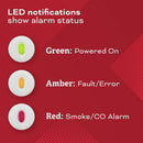 Kidde 30CUDR-VCA DETECT Combination Smoke & Carbon Monoxide Alarm, with AA Battery (Included) and Voice Alerts