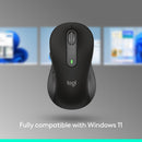 Logitech Signature M650L Wireless Mouse – Large, Red, 910-006358