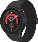 Samsung Galaxy Watch5 Pro 45mm BT Black Titanium, Heart Monitor, Workout Tracking, Advanced Sleep Coaching, Body Composition Analyzer