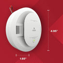 Kidde 30CUDR-VCA DETECT Combination Smoke & Carbon Monoxide Alarm, with AA Battery (Included) and Voice Alerts