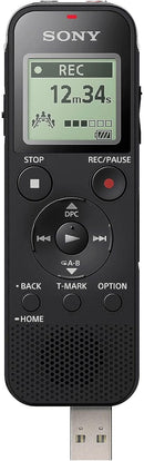 Sony ICD-PX470 Digital Voice Recorder – 4GB Memory, USB Direct, MP3/LPCM Recording
