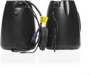 BOSS Audio B40RGB Marine Waketower Speaker System - 500 Watts of Power Per Pair, 250 Watts Each, 4 Inch, Full Range, 2 Way, RGB LED Illumination, Marine Grade, Weatherproof, Sold in Pairs