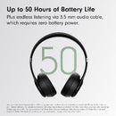 Beats Solo 4 On-Ear Sound Isolating Bluetooth Headphones - Matte Black