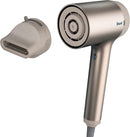 Shark HD102C Blow Dryer HyperAIR Fast-Drying with IQ 2-in-1 Concentrator, Ionic, No Heat Damage, for All Hair Types, Stone - Bass Electronics