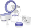 Lansinoh Compact Single Electric Breast Pump for Breastfeeding Moms, Portable, Includes Baby Bottle to Collect Breastmilk for Baby - NEW OPEN BOX