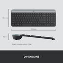 Logitech MK470 Slim Wireless Keyboard and Mouse Combo – Compact, Quiet, Stylish