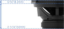 Kenwood KFC-C5798RS RS Series 5" x 7" 2-way car speakers 320 watts