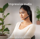 Logitech Zone 300 Bluetooth Wireless Headset with Noise Cancelling Microphone - Graphite