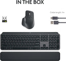 MX Keys S Bluetooth Combo - MX Keys S Keyboard, MX Master 3S Mouse, MX Palm Rest - Black English