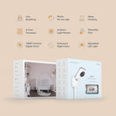 Miku Pro Contact-Free Breathing & Sleep Tracking Monitor - Real-Time Smart Baby Monitor & Wall Mount - HD Video Baby Monitor with Camera & Audio, Night Vision, Humidity & Temperature - Two-Way Talk OPEN BOX