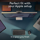 Logitech 920-012644 Master MX Keys Mini for Mac Bluetooth Wireless Ergonomic Keyboard - Space Gray - English - Open Box