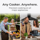 MEATER Plus | Smart Meat Thermometer with Bluetooth | 165ft Wireless Range | for The Oven, Grill, Kitchen, BBQ, Smoker, Rotisserie