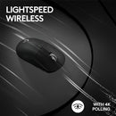 Logitech G PRO X Superlight 2 44000 DPI 8K Polling Wireless HERO 2 Sensor 60g Pro-Grade Mouse - Black