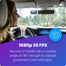 Nextbase NBDVR222 2.5" HD IPS Screen, 1080p Full HD, Intelligent Parking Mode, G Force Sensor, 0.17lbs Compact Dash Cam - Black