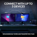 MX Keys S Bluetooth Combo - MX Keys S Keyboard, MX Master 3S Mouse, MX Palm Rest - Black English