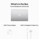 Apple 2023 MacBook Air Laptop with M2 chip: 15.3-inch Liquid Retina Display, 8GB Unified Memory, 512GB SSD Storage, 1080p FaceTime HD Camera, Touch ID. Works with iPhone/iPad; Silver