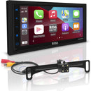 BOSS Audio BV850ACP Package Includes BV800ACP digital multimedia receiver with ELPC40B backup camera (does not play discs) Open Box