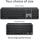 Logitech 920-012644 Master MX Keys Mini for Mac Bluetooth Wireless Ergonomic Keyboard - Space Gray - English - Open Box