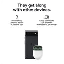 Google Pixel Buds A-Series In-Ear Sound Isolating Truly Wireless Headphones - Clearly White