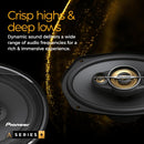 Pioneer TS-A6991F A-Series 6"x9" 5-Way Coaxial Car Speakers 700W Max Power