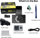myGEKOgear Orbit 956 4k UltraHD Dash Cam with 3" LCD Screen & 1080p Rear Camera
