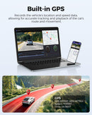 Azdome M300S 4K Dash Cam with WiFi, 170° Dash Cam Front and Rear, Night Vision, G-Sensor, 24H Parking Monitor