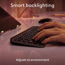 Logitech 920-012644 Master MX Keys Mini for Mac Bluetooth Wireless Ergonomic Keyboard - Space Gray - English - Open Box