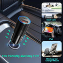 USB C Car Charger, 20W Dual Port Car Charger USB C Fast Charge, 12V Car Phone Charger Cigarette Lighter Adapter Plug for iPhone 15 14 13 12 11 Pro Max,Samsung S24 S23 S22 A53 A14(Black, A+C)