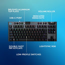 Logitech G915 X LIGHTSPEED TKL Wireless Mechanical Gaming Keyboard – Black, GL Tactile, 920-012715