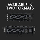 Logitech G413 TKL SE Mechanical Gaming Keyboard – Black, Tactile Switches, 920-010442