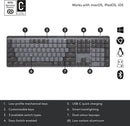 Logitech MX Mechanical Wireless Full-size Backlit Tactile Keyboard - Graphite
