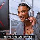 Astro A10 Gaming Headset Gen 2 Wired Headset - Over-Ear Gaming Headphones with flip-to-Mute Microphone, 32 mm Drivers, for PlayStation 5, PlayStation 4, Nintendo Switch, PC, Mac - White