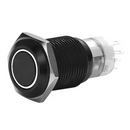 InstallBay MIBRBSW19 Momentary Switch w/ Harness (19mm - Black - White LED - IP67)