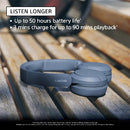 Sony WH-CH520 On-Ear Bluetooth Headphones with Microphone - Black