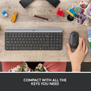 Logitech MK470 Slim Wireless Keyboard and Mouse Combo – Compact, Quiet, Stylish