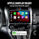 Planet Audio P90CPA Apple CarPlay Android Auto Car Receiver - Single Din Chassis with 9 Inch Capacitive Touchscreen, Bluetooth, USB, No CD DVD, Multicolor Illumination