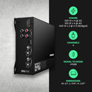AudioControl EPICFOUR EPIC Series 4-channel car amplifier — 100 watts RMS x 4 (Open Box)