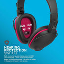 JLab JBuddies Pro Over-Ear Bluetooth Wireless Kids' Headphones - Black/Pink