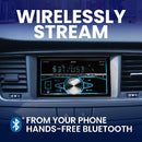 BOSS Audio Systems 820BRGB Car Stereo - Double Din, Bluetooth, (No CD/DVD) MP3/USB AM/FM Radio, Multi Color Illumination