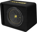 Kicker 50VCWC122 CompC 12-Inch (30cm) Sub in Vented Enclosure, 2-Ohm, 600W (Open Box)