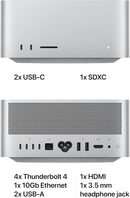 Apple 2022 Mac Studio (Apple M1 Max chip with 10‑core CPU and 24‑core GPU, 32GB RAM, 512GB SSD) - MJMV3VC/A