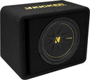 Kicker 50VCWC124 CompC 12-Inch (30cm) Sub in Vented Enclosure, 4-Ohm, 600W